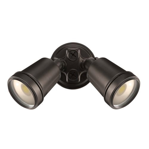 Brillliant Lighting 2x11W Black Twin Raptor II LED Security Flood Light