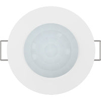 Matelec 360 Degree Flush Mounted Ceiling Movement Sensor IP44 With 6 Metre Detection Range White