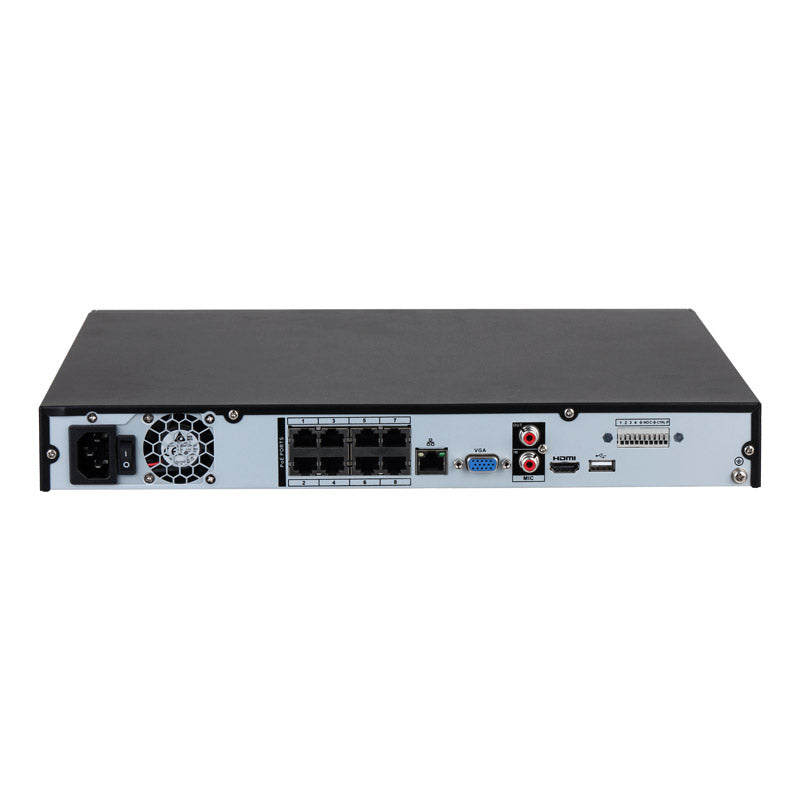 Professional AI Series 8CH PoE NVR with 2 x HDD Bays
