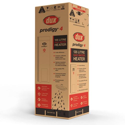 Dux 4 Star Prodigy Water Heater