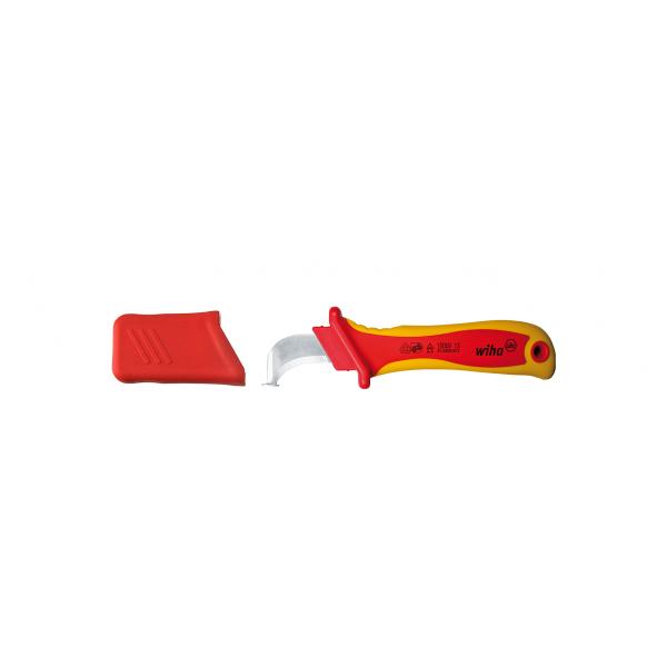WIHA 36053 - Cable Stripping Knife 1000V Hooked Blade