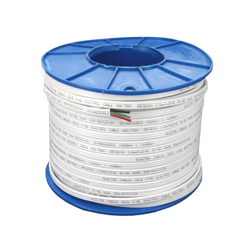 1.5mm² Twin & Earth Flat TPS Cable (100m Drum)