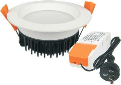 3A 13W Tri Colour Dimmable LED Downlight Kit (90mm Recessed Style)