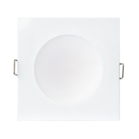 SAL ECOGEM Square 10W LED Dimmable Tri Colour Downlight White