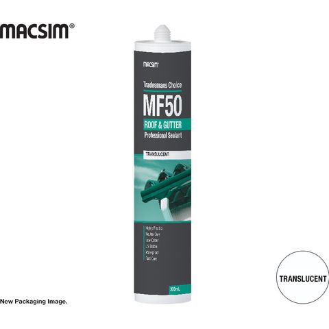 Macism 53TRGT | MF50 Roof & Gutter Professional Sealant Translucent