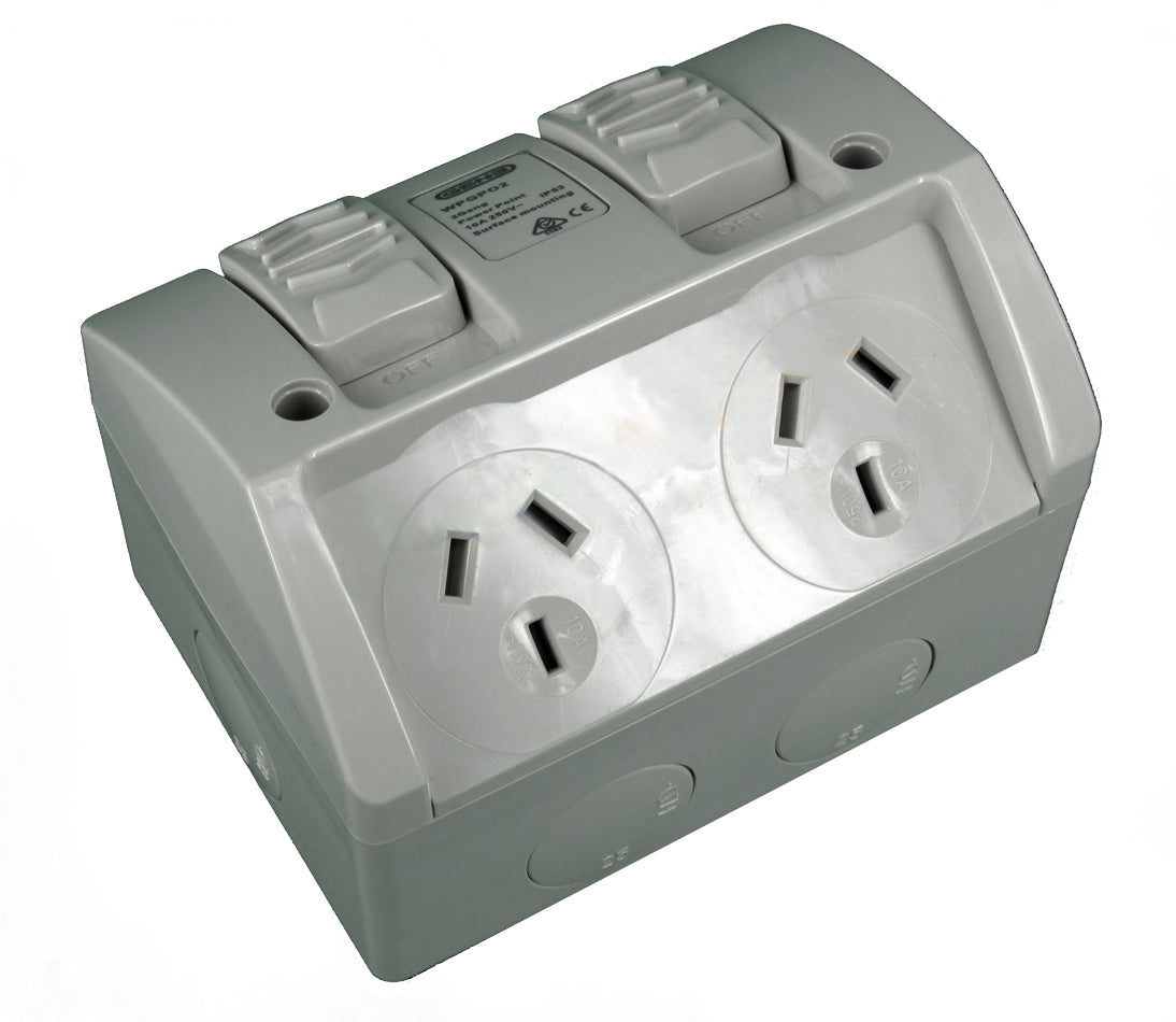 GEN3 10 Amp Double Switched Weatherproof Powerpoint