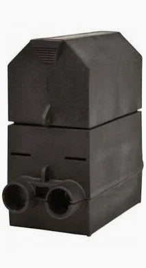 Eaton Bussman 100 Amp Back Wire Fuse Holder Black