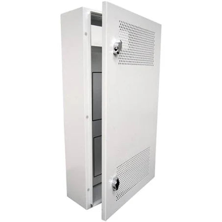 Built Boards 700mm x 400mm x 150mm NBN Compliant Enclosure With Vents White