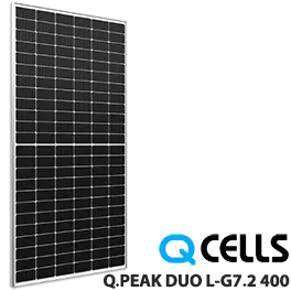 Q CELLS Q.PEAK DUO L-G7.2 400 400W Solar Panel
