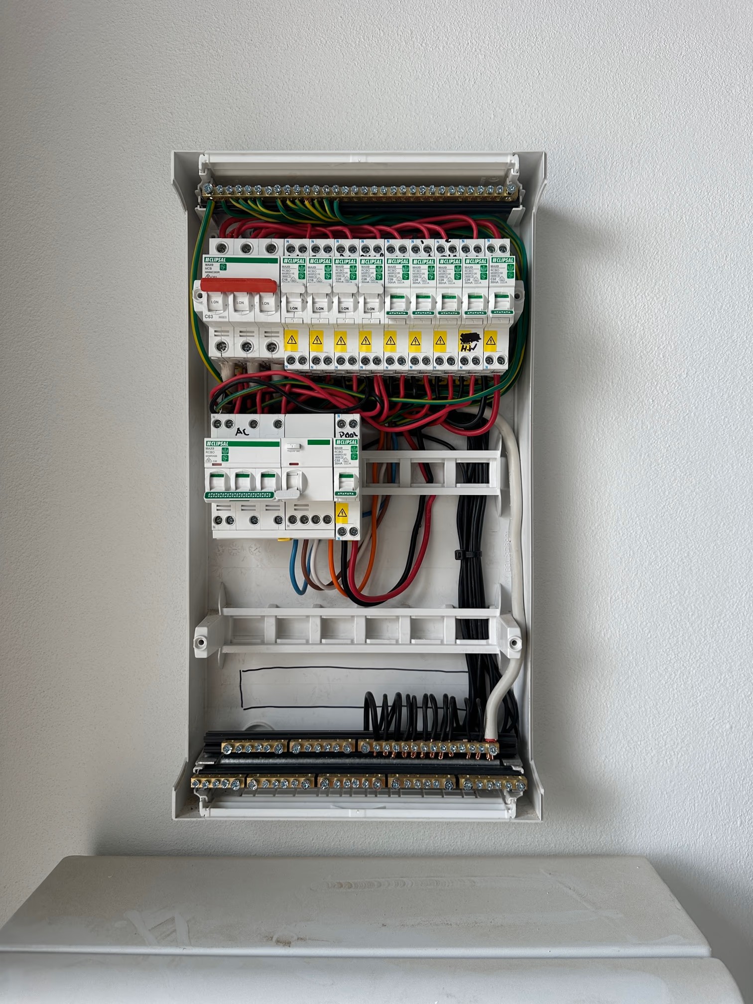 Sub board installation